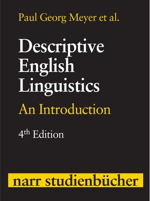cover image of Descriptive English Linguistics